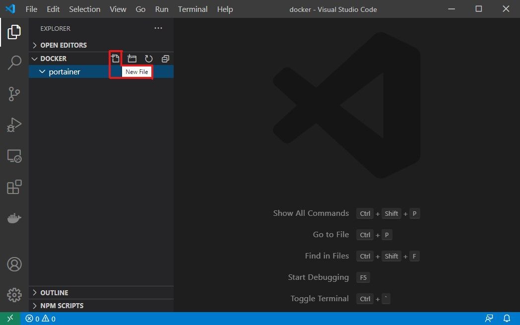 Run docker containers using VSCode and docker-compose| No Terminal needed